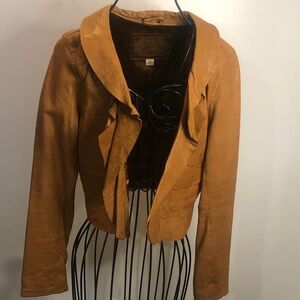 Old Navy Women's Brown Leather Jacket